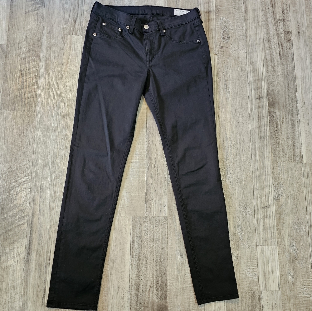 Rag & Bone Women's Skinny Jeans Size 30 Black Regular Pants